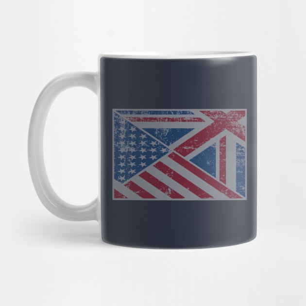 USA UK Flag by Etopix